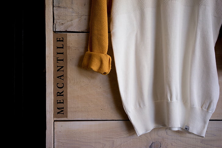 Mode, Pullover, Nach oben, hängende, aus Holz, Wand, Bretter