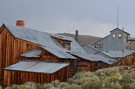 ghost town, bodie, rustic, historic, mine