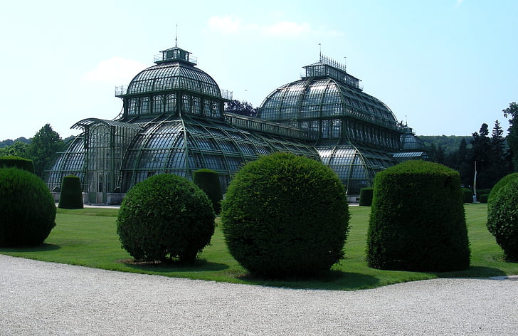 Vienne, Autriche, Schönbrunn, architecture, maison de Palm, Parc du château, monarchie