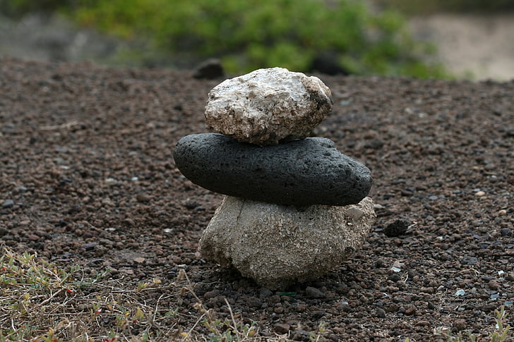 stijene, kamena, Zen, priroda, stog, krajolik, miran