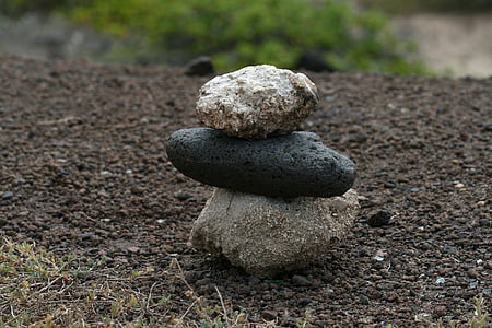roques, pedra, Zen, natura, pila, paisatge, tranquil