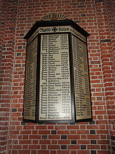 Lüneburg, sodan muistomerkki, St nikolai kirkko, 1 maailmansodan 1914 1918