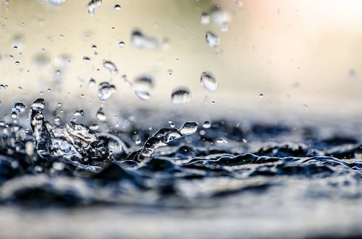 water drop, drop, macro, wet, nature, element, rain