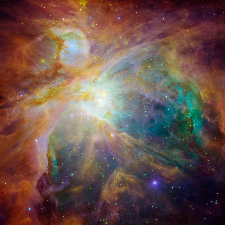 orion nebula, space, cosmos, galaxy, ngc 1976, diffuse, m42