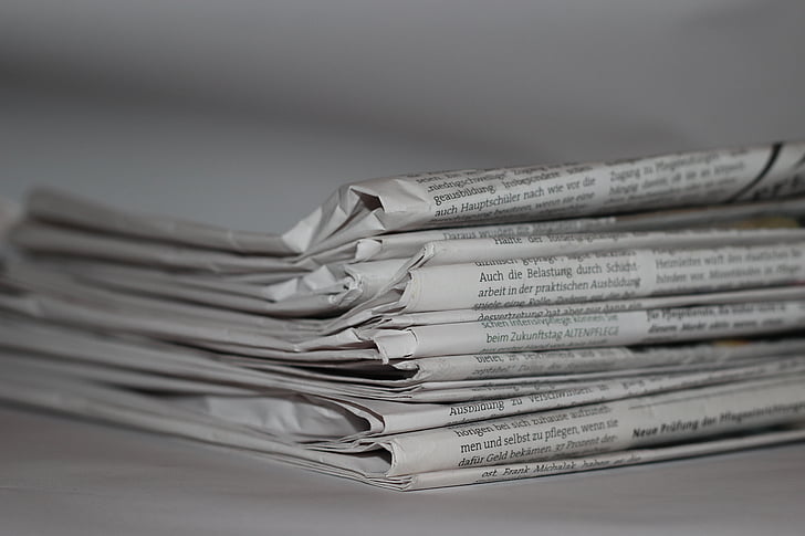 Nyheter, nyhetsbrev, tidningen, information, bakgrunden presse, journalisten, rubriker