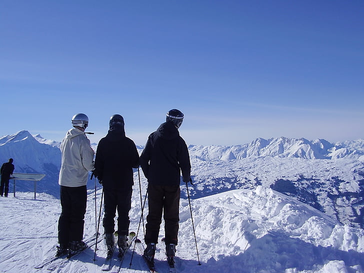 Kayak, kar, İsviçre, dağ, Kış, Spor, açık havada