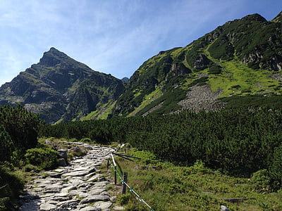 Tatrai, Lenkija, kalnai, kraštovaizdžio, Gamta, pėsčiųjų takai