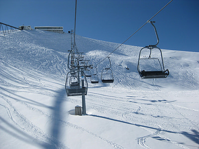 Chairlift, Slidinėjimo keltuvas, slidinėjimo zona, Slidinėjimas, keltuvas, sniego, Žiemos sportas