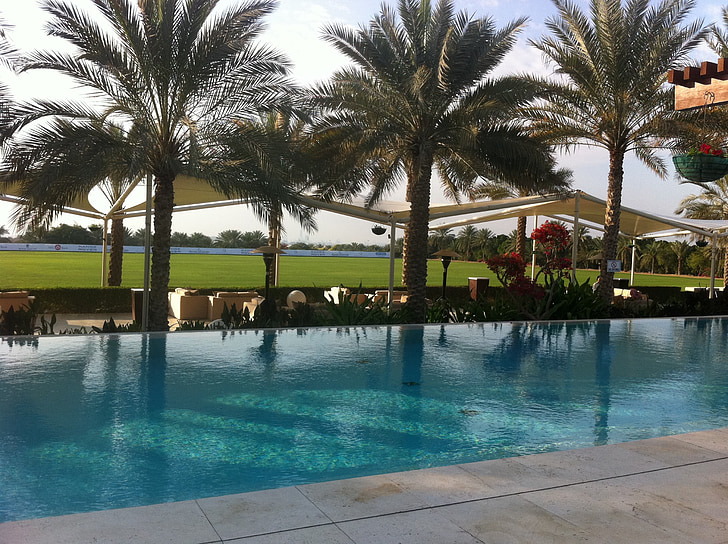 Zwembad, Dubai, Hotel, luxe, water