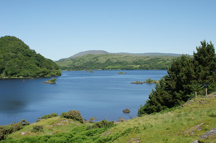 lake, ireland, nature