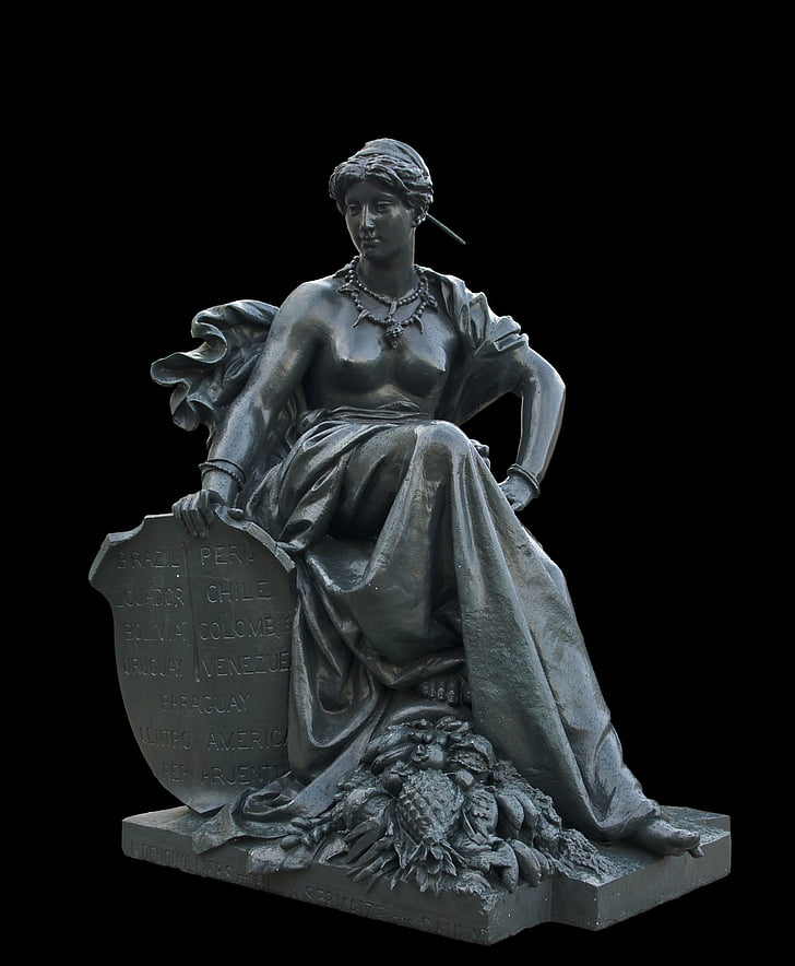 América del sur, escultura, estatua de, Musée d ' Orsay, símbolo, obra de arte, Figura