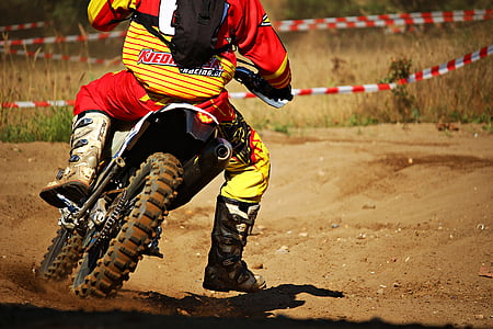Motocross, Enduro, Cross, motorcykel, Motorsport, Motocross ride, Sand