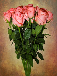 birthday bouquet, birthday, bouquet, flowers, roses, wedding bouquet, valentine's day