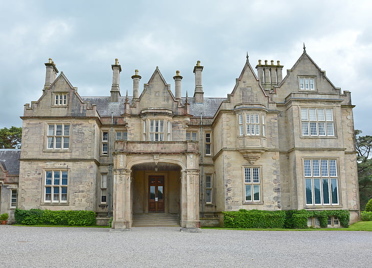Manor house, Engelska, Muckross house, Killarney, nationalparken, arkitektur, hus på landet