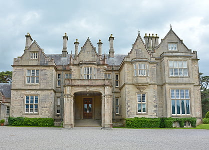 Manor house, Angličtina, Muckross house, Killarney, Národní park, Architektura, venkovský dům