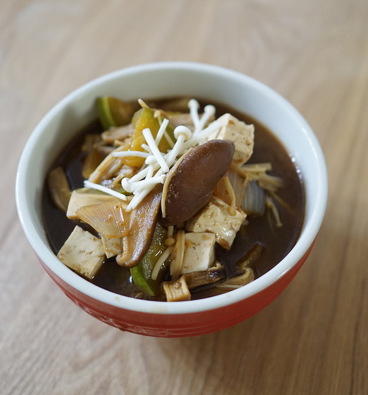 Sopa de miso, cuina coreana, República de Corea, Salut Alimentària, fotografia d'aliments, deliciós, aliments