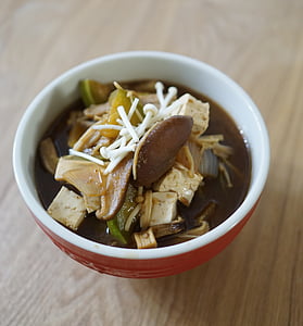 Miso-Suppe, koreanisches Essen, Republik korea, Reformhaus, Food-Fotografie, sehr lecker, Essen