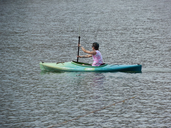 canoe, kayak, water, sport, kayaking, adventure, leisure