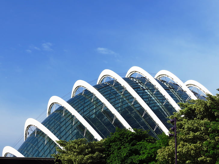 kukka dome, Puutarha lahden, Singapore