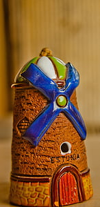 Windmühle, Spielzeug, Keramik, Wind, Dekoration