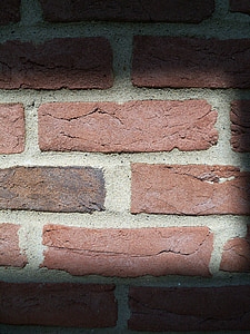 brick, shadow, wall