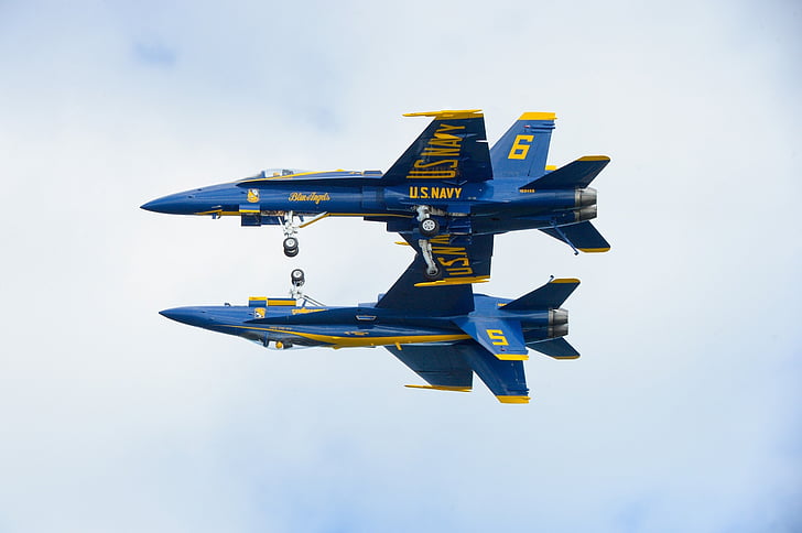 Blue angels, repülőgép, repülés, század bemutatása, haditengerészet, Amerikai Egyesült Államok, teljesítmény