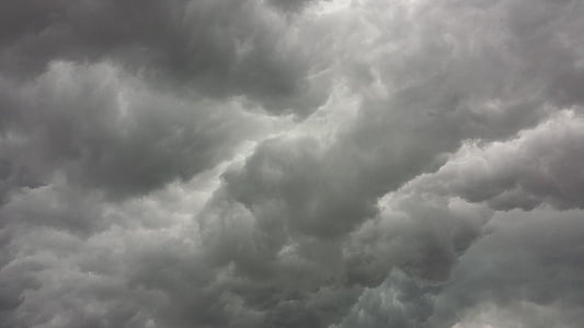 storm clouds, clouds, thunderstorm, grey, sky, gloomy, storm