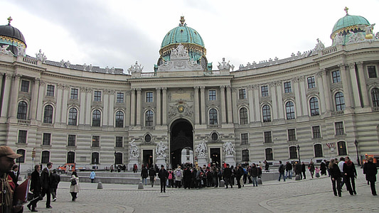 王宮マイケル ・ ゲートします。, ウィーン, 建物, 観光, 観光, 旅行, シティ ブレーク
