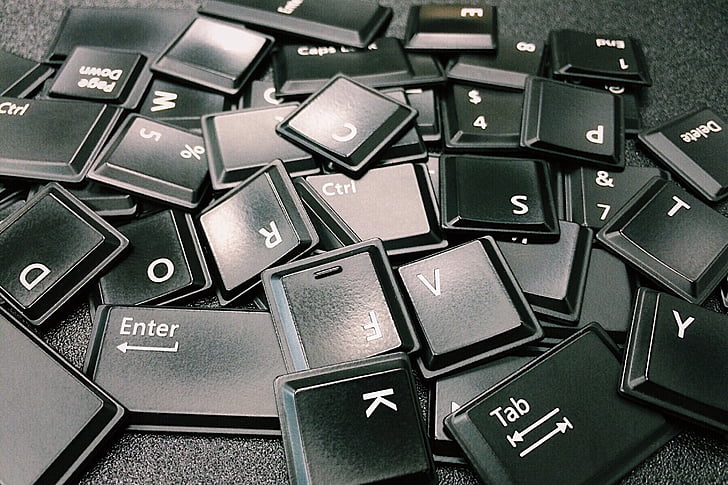 bogstaver, nøgler, tastatur, teknologi, computer, kommunikation, Angiv