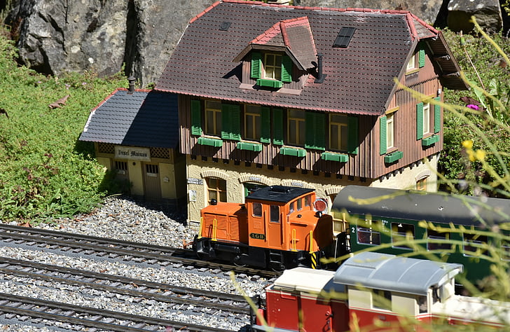 铁路, 火车, 运输, 微型, 玩具, 玩具跑道, 似乎