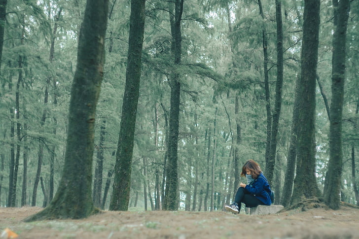 skogen, Flicka, Kärlek