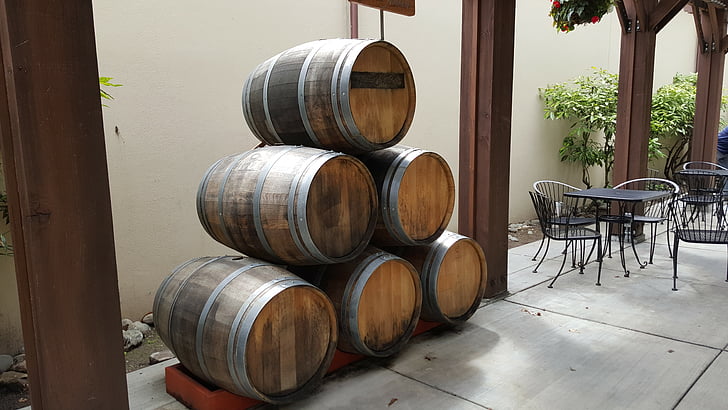 wine barrels, winery, cask, alcohol, winemaking, wine-barrel, oak