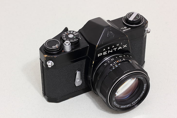 Asahi, Pentax, optikai, Japán, SLR, 35 mm-es, filmes fényképezőgép