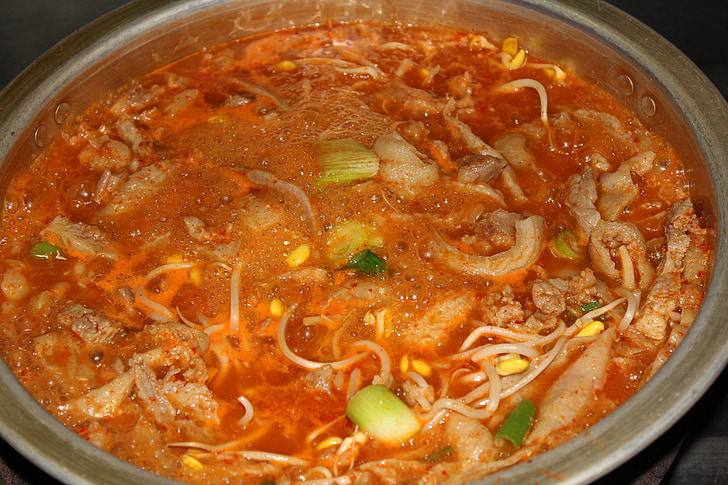 สามารถทองแดง, ทำอาหาร, อาหาร, เปลือกหอยเล็ก ๆ, จานกระสุน, สาธารณรัฐเกาหลี, อาหารอร่อย