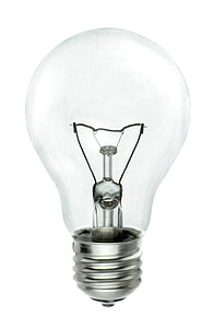 kuva, käytössä, valkoinen, tausta, lamppu, sähkön, energian