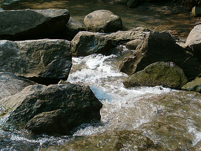 Rock glen, bevarelse, Stream, vand, natur, flyder