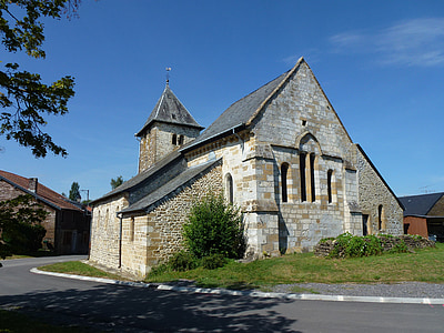 baâlons, Ardennes, kirkko, Ranska, historiallinen, uskonnollinen, rakennus