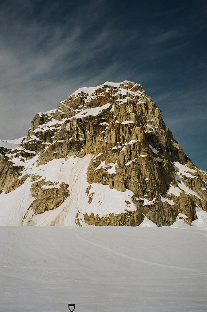 Denali nemzeti park, irányítótorony, rock, szezon, fehér, hideg, jég