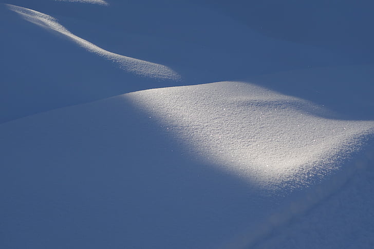 januára, sneh, svetlo, zimné, Mountain