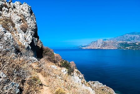クレタ島, プラキアスにあります。, 海, 色, 水, 自然, 風景