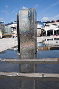 Millenium utrymme, Bristol, England, fontän, Planetarium, glas, aluminium