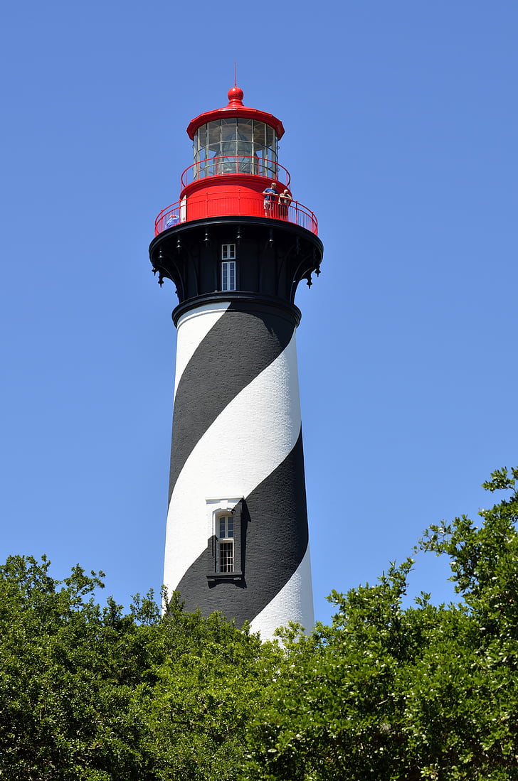 St augustine, Florida, Lighthouse, USA, vartegn, arkitektur, Amerika