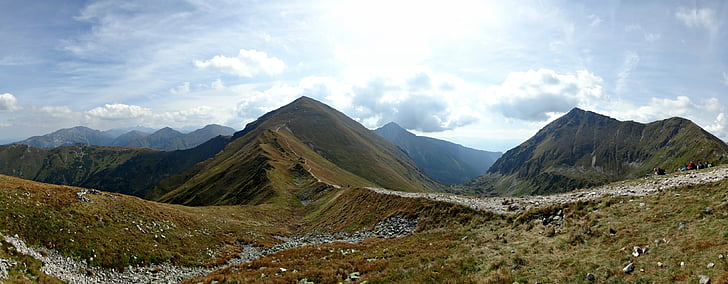 Tatrai, kalnai, kraštovaizdžio, Gamta, takas, turizmo
