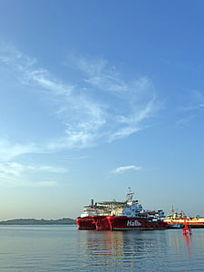 vessel, sea, off-shore, water, ship, transportation, industrial