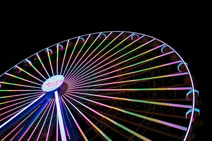 Oktoberfest, Ferris wheel, braukt, Folk festivāls, Minhene, gadatirgus, Bavaria
