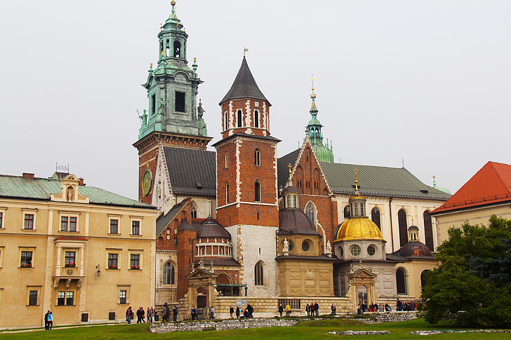 Kraljevski, Katedrala, Kraljevski dvorac Wawel, gotika, dvorac, Krakov, Poljska