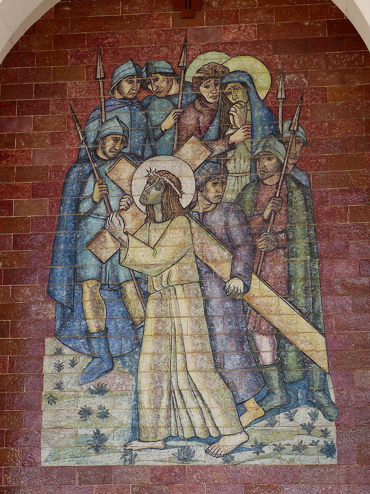 mozaik, Fatima, zarándokhely, zarándoklat, Portugália, hisz, hogy a zarándoklat