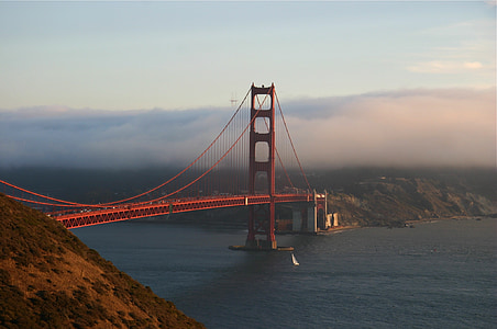 Σαν Φρανσίσκο, ΗΠΑ, Αμερική, Καλιφόρνια, Ηνωμένες Πολιτείες, Χρυσή πύλη, γέφυρα