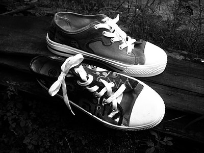 sneakers, shoes, keds, sport, black white, experimental, painting