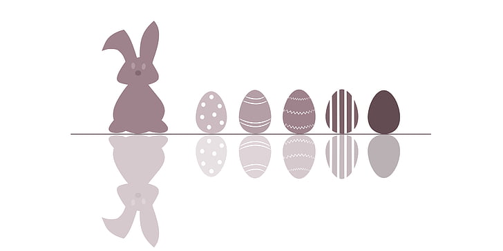 Великден, заек, яйце, Великден Бъни, Пролет, поздравителна картичка, животните